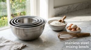 stainless steel mixing bowls